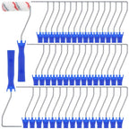 Leumoi 48 Pcs 4 Inch Mini Paint Roller Frame Threaded Grip Handle, Blue - color: Blue