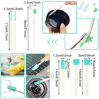 Nuenen 16 Pcs Small Household Cleaning Brushes for Deep Detail Cleaner