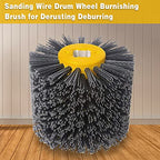 Shinboc 4.7 x 4 Inch Surface Conditioning Tool, 60 Grit Nylon Drawing Wheel - style: 60 Grit