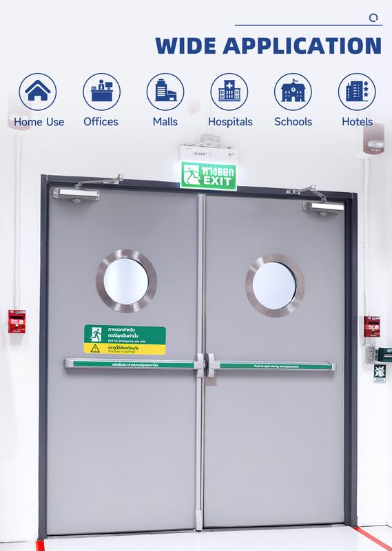 Automatic Door Closer Medium Size for Home & Commercial, Heavy Duty No Slam Mechanism, Silver - size: Medium, style: Silver