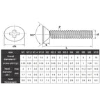 80Pcs M3-0.5x16mm Flat Head Phillips Machine Screw - size: M3-0.5x16mm(80Pcs)