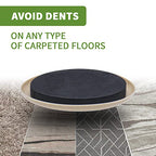 Furniture Sliders for Carpet 8 PCS - 3 1/2" Beige - size: 8 PCS 3 1/2 inch Beige
