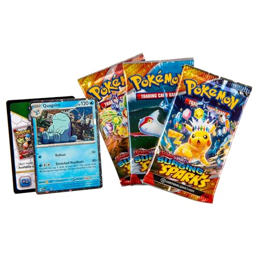 Pokemon TCG: Scarlet & Violet - Surging Sparks 3-Pack Blister - Quagsire