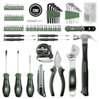 Prostormer 160-Piece Tool Set, Basic Home Repair Kit, Green - color: Green