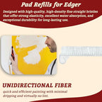 10 Pack of Paint Edger Replacement Pads - Pad Refills for Edger - Replacement Pad Refills for Paint Edger Tool - color: 10 Packs