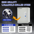 Outdoor Electrical Box 10x8x6 NEMA 4X IP66 Waterproof Junction Box - size: 10 x 8 x 6''