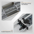 LONTAN 1 Pair Soft Close Drawer Slides 16 Inch Heavy Duty Cabinet Rails - color: Silver-Soft Close, size: 16 Inch - Drawer Slide