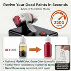 Paint Shaker Vortex Mixer for Model Paints & Nail Polish - color: Black