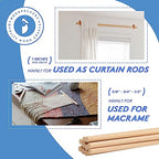 Dowel Rods Wood Sticks Wooden Dowel Rods - 1/2 x 48 Inch Unfinished Hardwood Sticks - for Crafts and DIYers - 25 Pieces by Woodpeckers - size: 1/2" x 48" Dowels