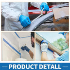 Painters Tape Easy Removal 0.1 Inches x 52.5 Yards White - color: White, size: 0.1 Inches x 52.5 Yards