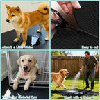 Pet Crate Floor Protection Mat, Ultra-thin Mat for Under Dog Crate, 23.6" x 47.2" XL Thin Cut to Fit Design Washable Floor Covering Reusable Waterproof Non Slip Rug Whelping Pad for Pet (Large) - size: Large