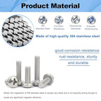 M4x50mm Machine Screws Pan Phillips Cross for Furniture Repairs 3D Printer - size: M4x50mm