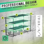 SUNALLY Power Tool Organizer, 4 Drill Holder Wall Mount Tool Storage Rack - style: 4 Drill Holders G