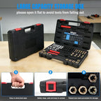Nilight 49PCS Thread Chaser Set SAE Metric Universal UNC UNF Sizes - size: 49PCS Metric & SAE