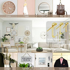 200Pcs Picture Hanging Kit with Nails & Hooks 10/30/50lb for Drywall - style: Gold