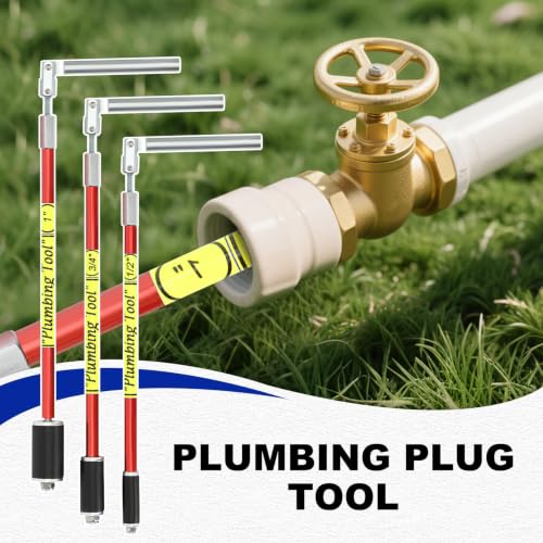 Plumbing Plug Tool Kit (3 Tools) Replacement for jet swet - color: Yellow