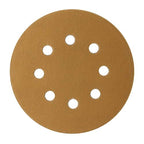 5-Inch 8-Hole Hook and Loop Sanding Discs, Orbital Sander Sandpaper Discs, 100 Pieces Round Sandpaper Set, 220 Grit - size: 220-Grit