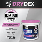 DAP DryDex Dry Time Indicator Spackling, Pink/White, 32 Oz (7079812330) - size: 1 Quart