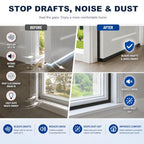 Storystore Self Adhesive Foam Weather Stripping, 1/2"x1/8"x16.5FT Door Seal - size: 1/2In x 1/8In x16.5Ft