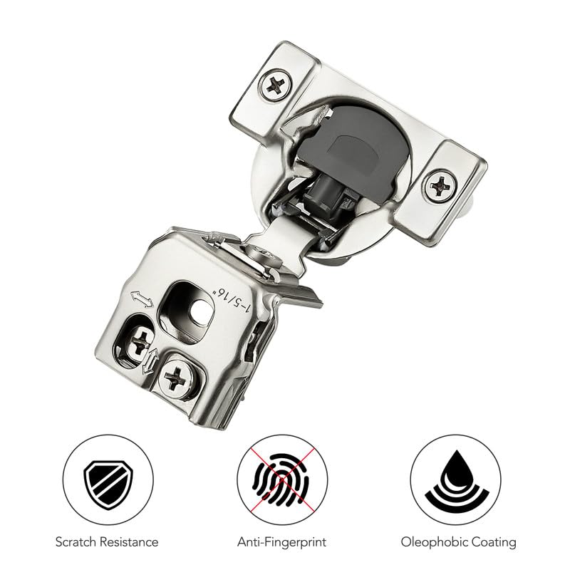 Ravinte 1-5/16 Inch Overlay Soft Close Hinge Kitchen Cabinet Hinges 50 Pack - size: 1-5/16 inch Overlay