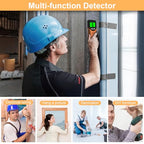 Stud Finder Wall Scanner - 5 in 1 Stud Finder Tool w/Smart Chip and HD LCD Display, Stud Detector Beam Finders for the Center and Edge of Wood AC Wire Metal Studs Joist Pipe (Onion) - color: Onion