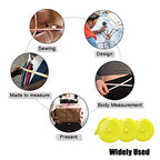 DiCUNO 3-Pack Soft Retractable Measuring Tape, 60-Inch 1.5 Meter, Yellow - color: Yellow*3pcs
