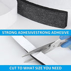DGSL Foam Weather Stripping, 1/2" x1/16, 16.4Ft Door Window Seal Tape - size: 1/2In x 1/16In x 16.4Ft
