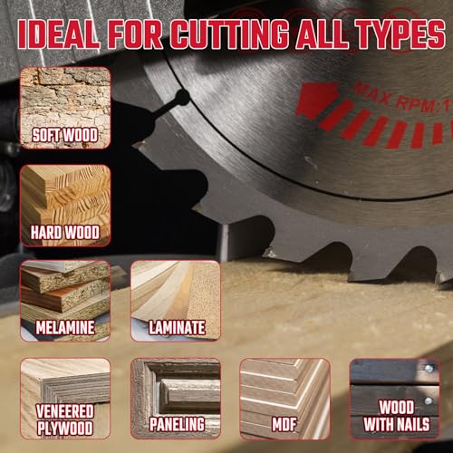 3 Pcs 3 in 36T Circular Saw Blade for Wood, Plastic, PCV, Acrylic - size: 3 In 36T(3PCS)