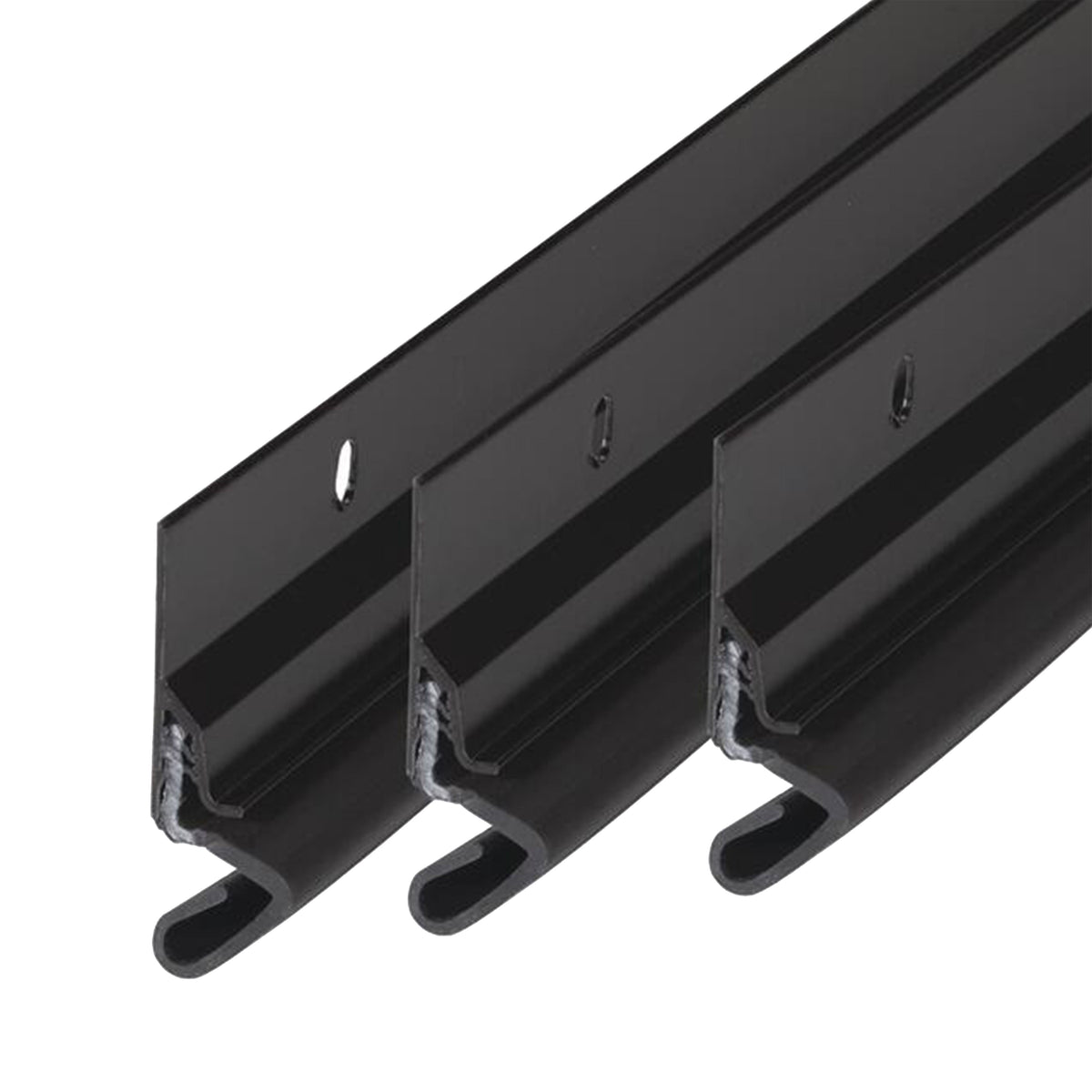 Heavy-duty Aluminum & Premium Rubber Screw-On Top and Sides Door Seal Kit