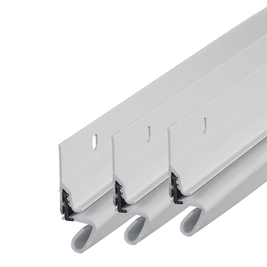 Heavy-duty Aluminum & Premium Rubber Screw-On Top and Sides Door Seal Kit