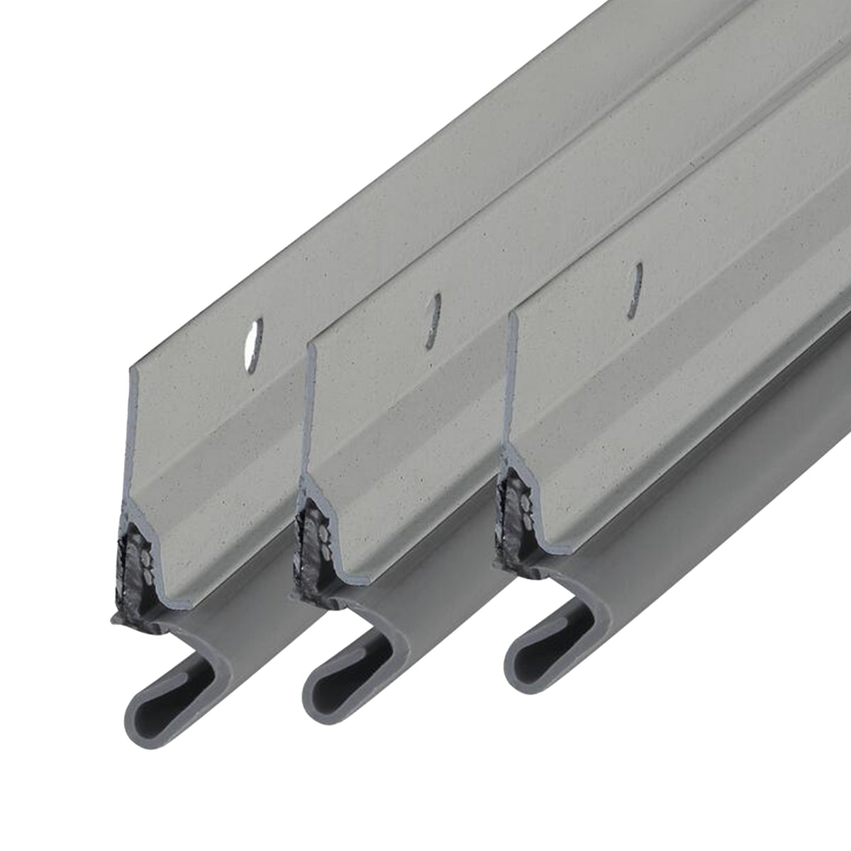 Heavy-duty Aluminum & Premium Rubber Screw-On Top and Sides Door Seal Kit