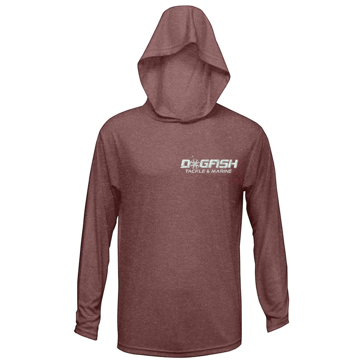 Dogfish Long Sleeve Hooded Micro Florida Unchained Logo