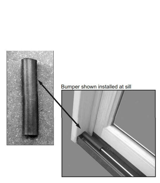 542 Sliding Patio Door Rubber Bumper