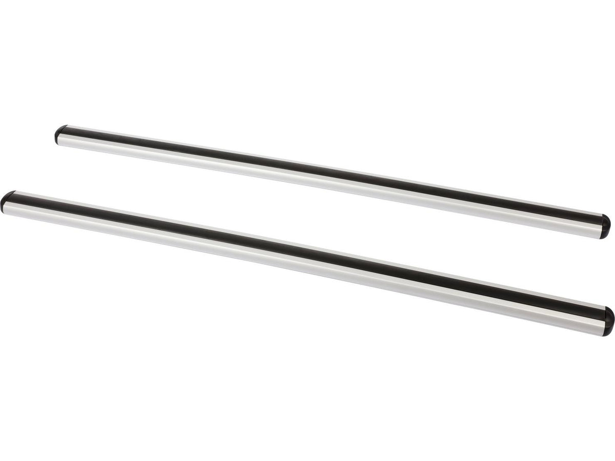 Halfords Advanced A108 108cm Aluminium Aero Roof Bars Pair T-Track - Silver