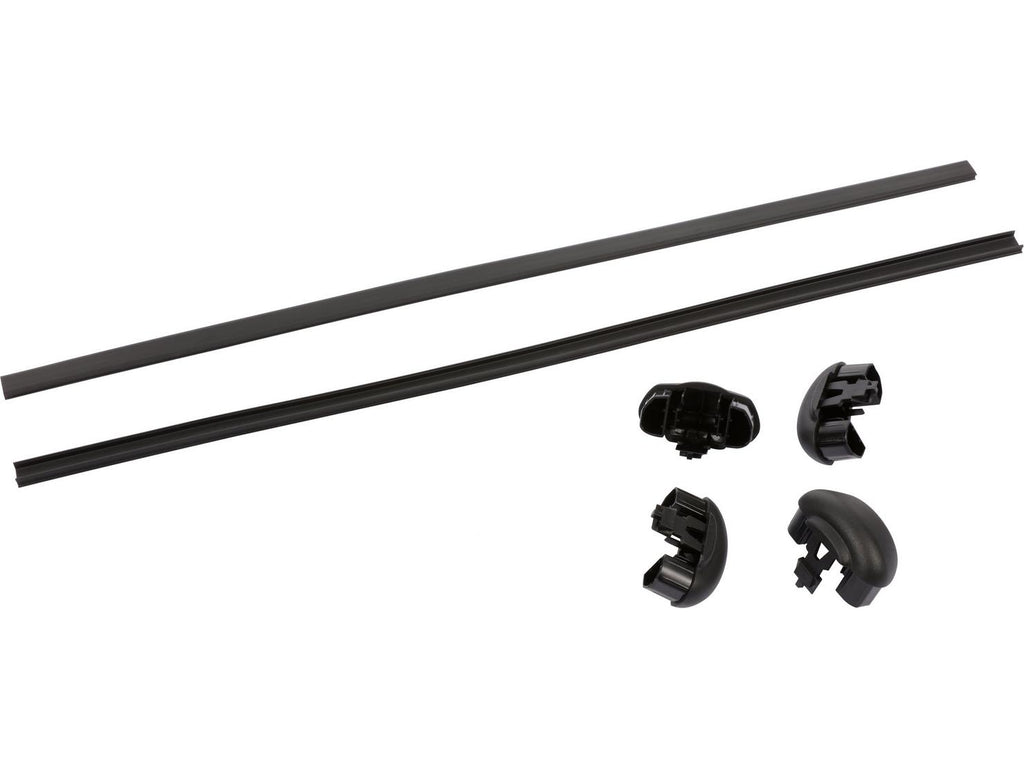 Halfords Advanced A108 108cm Aluminium Aero Roof Bars Pair T-Track - Silver