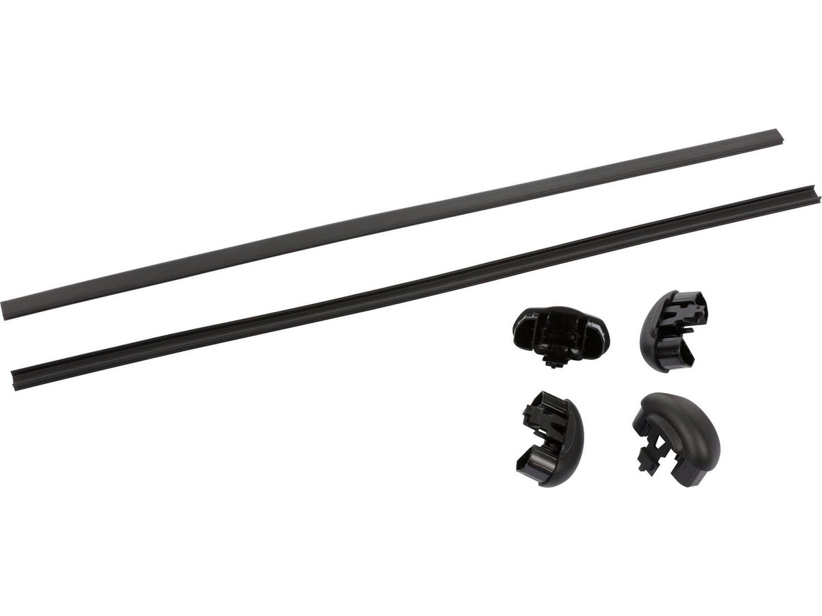 Halfords Advanced A108 108cm Aluminium Aero Roof Bars Pair T-Track - Silver