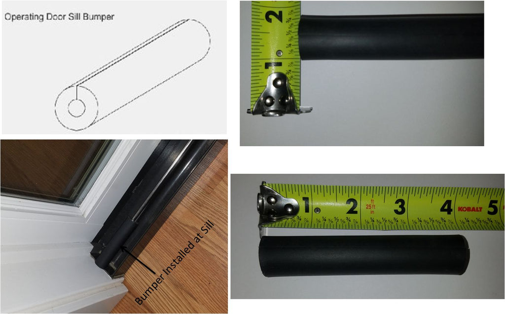 542 Sliding Patio Door Rubber Bumper