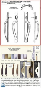544 -AmesburyTruth Signature Style Handle Set Two Point Locking For Sliding Patio Door
