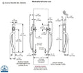 544 -Amesburytruth Signature Style Handle Set Two Point Locking For Sliding Patio Door