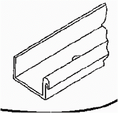 548 -Aluminum Door Track