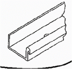 548 -Aluminum Door Track