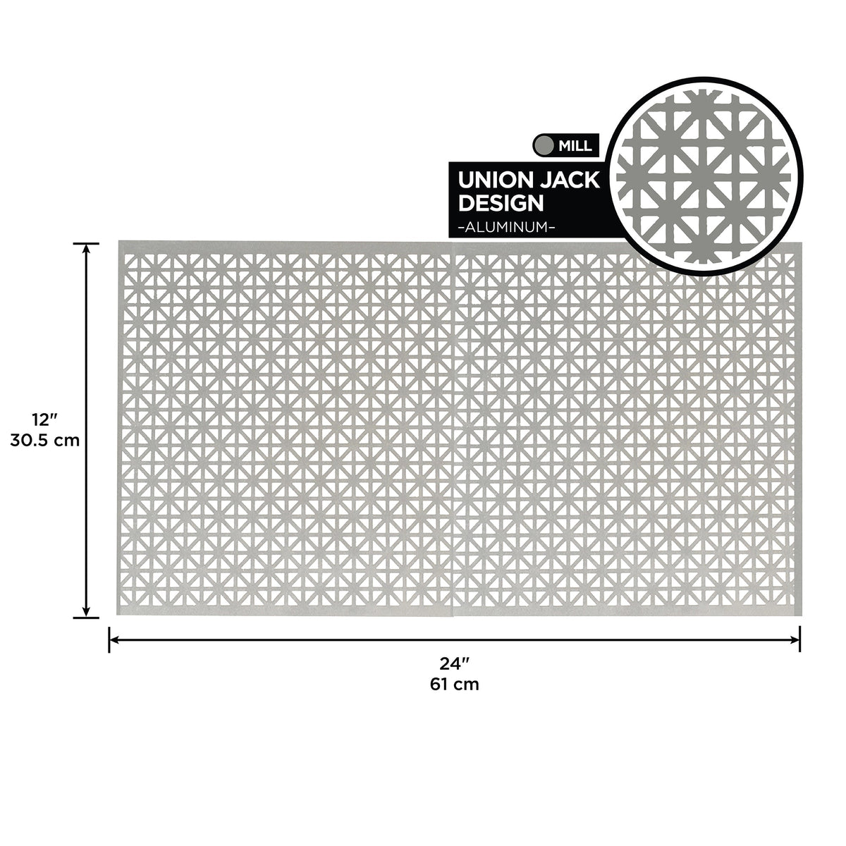 0.020 in. Mill Aluminum Sheet Union Jack