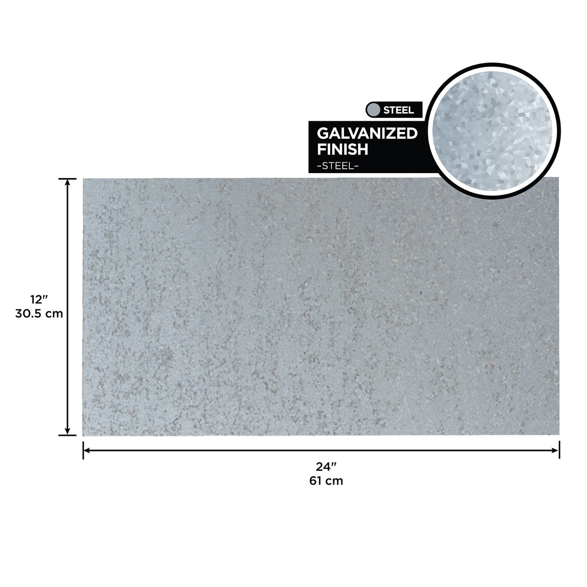0.018 in. Galvanized Steel Sheet