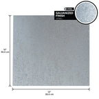 0.018 in. Galvanized Steel Sheet