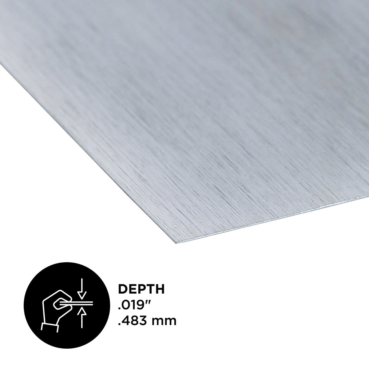 0.019 in. Mill Aluminum Sheet  Plain