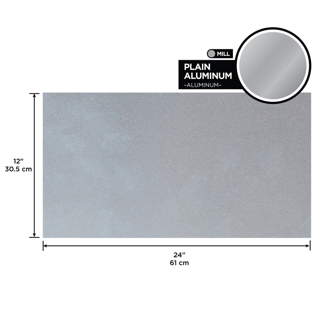 0.019 in. Mill Aluminum Sheet  Plain