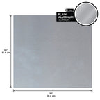 0.019 in. Mill Aluminum Sheet  Plain