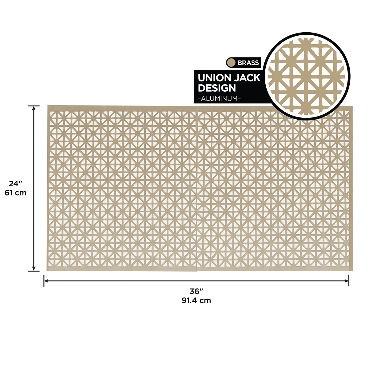 0.020 in. Mill Aluminum Sheet Union Jack