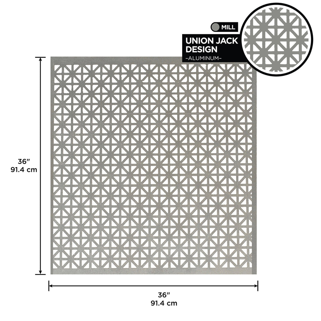 0.020 in. Mill Aluminum Sheet Union Jack