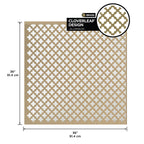 0.020 in. Mill Aluminum Sheet Cloverleaf